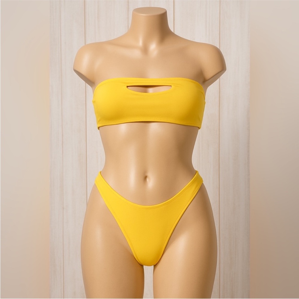 Fashion Nova Yellow Bikini Set